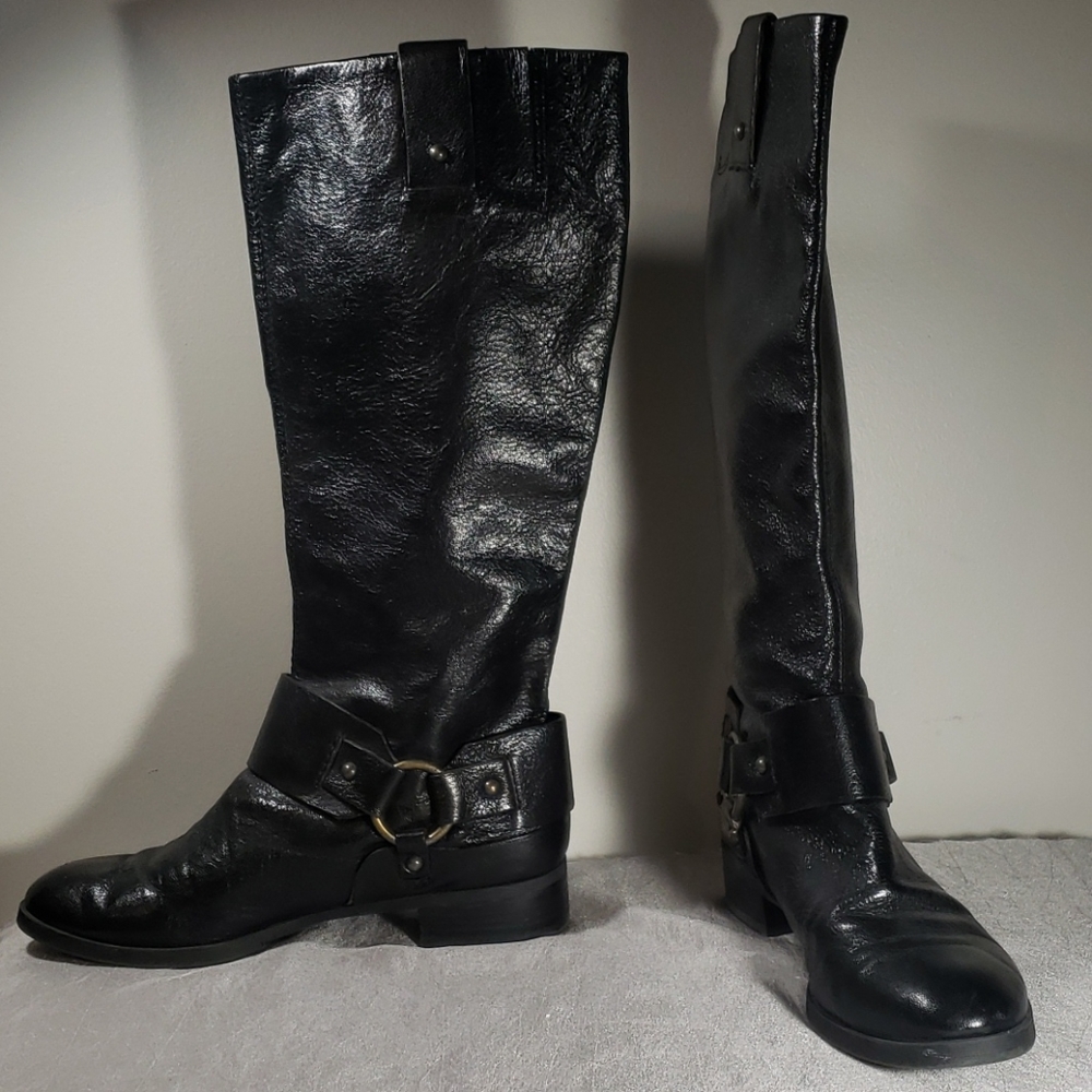 Nine West Vintage America leather knee-high boots